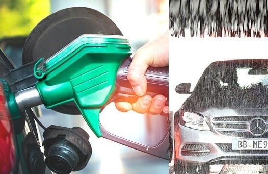 gas station car wash